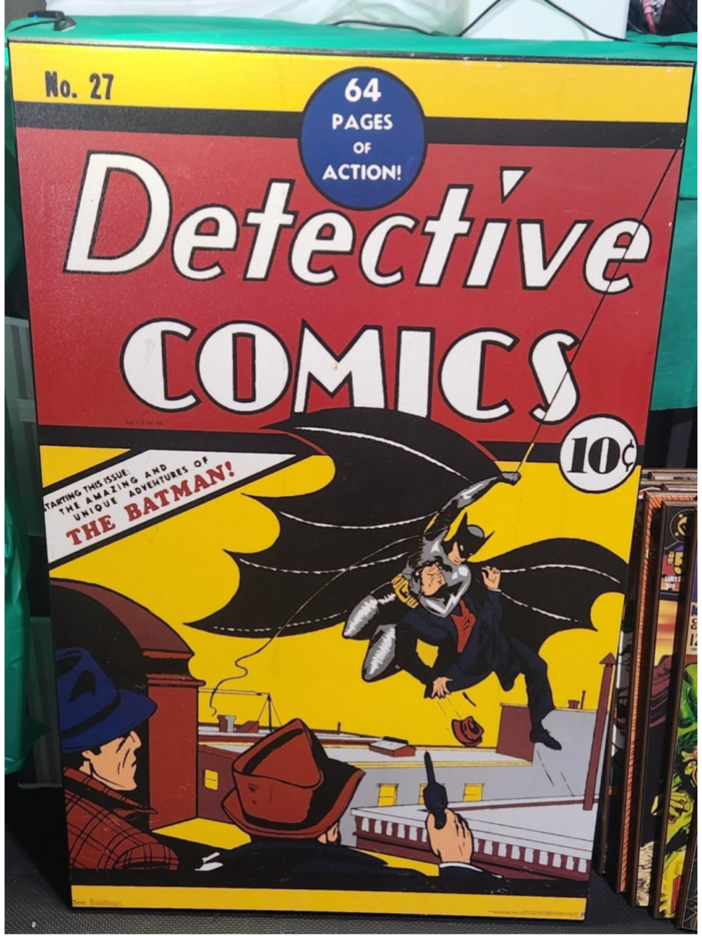 24x36 DC Comics Batman #1 Wall Poster With Black Frame